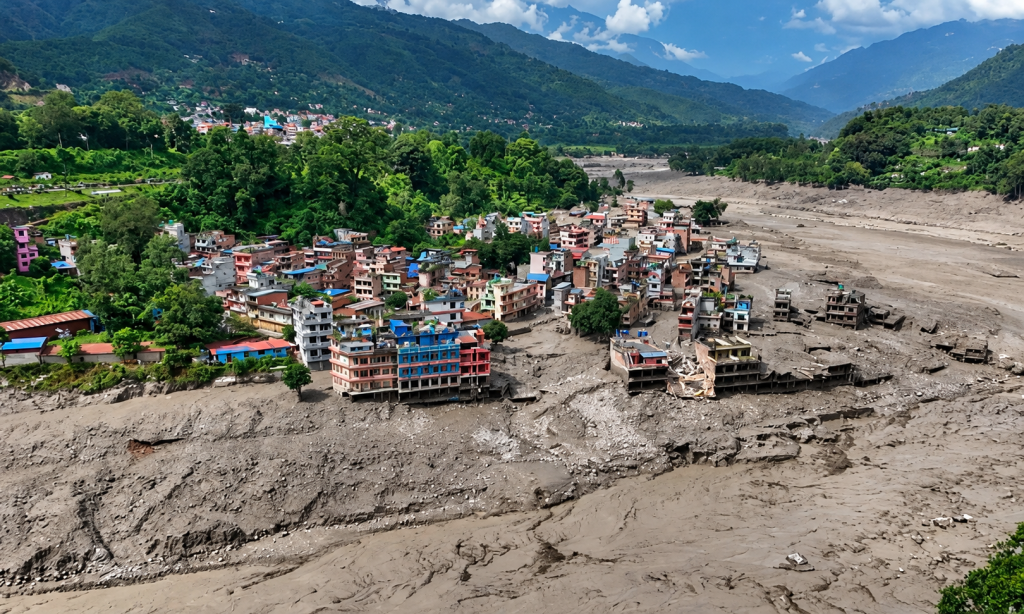 Nepal eleva a 1,451 los muertos y mantiene casi 5,800 desaparecidos tras devastadora riada