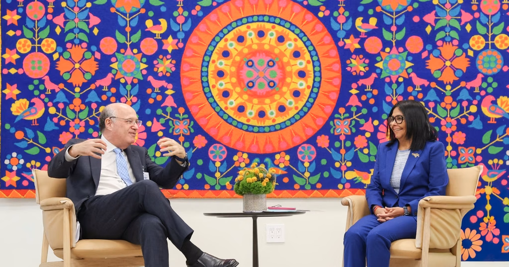 Delcy Rodríguez busca fortalecer cooperación de Venezuela con el FMI, BID y Banco Mundial