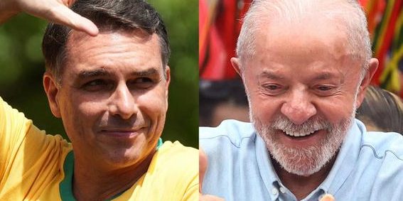 Flávio Bolsonaro celebra avance de la derecha en el Congreso tras imponerse en primera vuelta